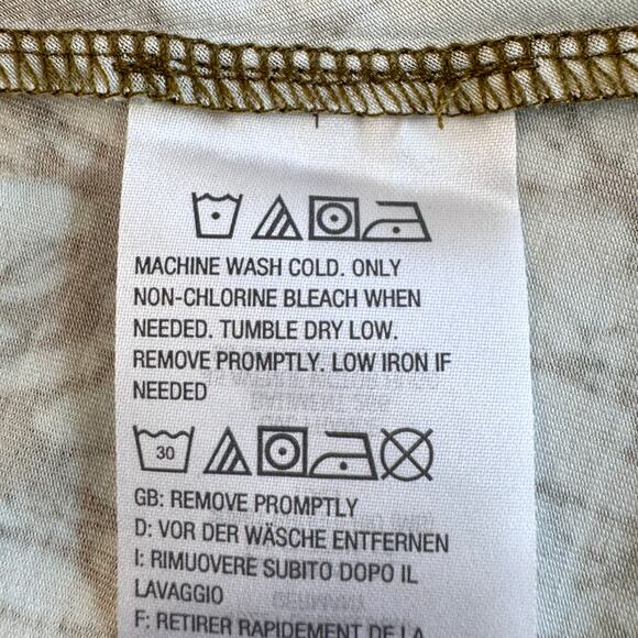 Logo By Lori Goldstein Womens T Shirt Top Size 2X Splatter Stretch Comfy Blue - Picture 5 of 8